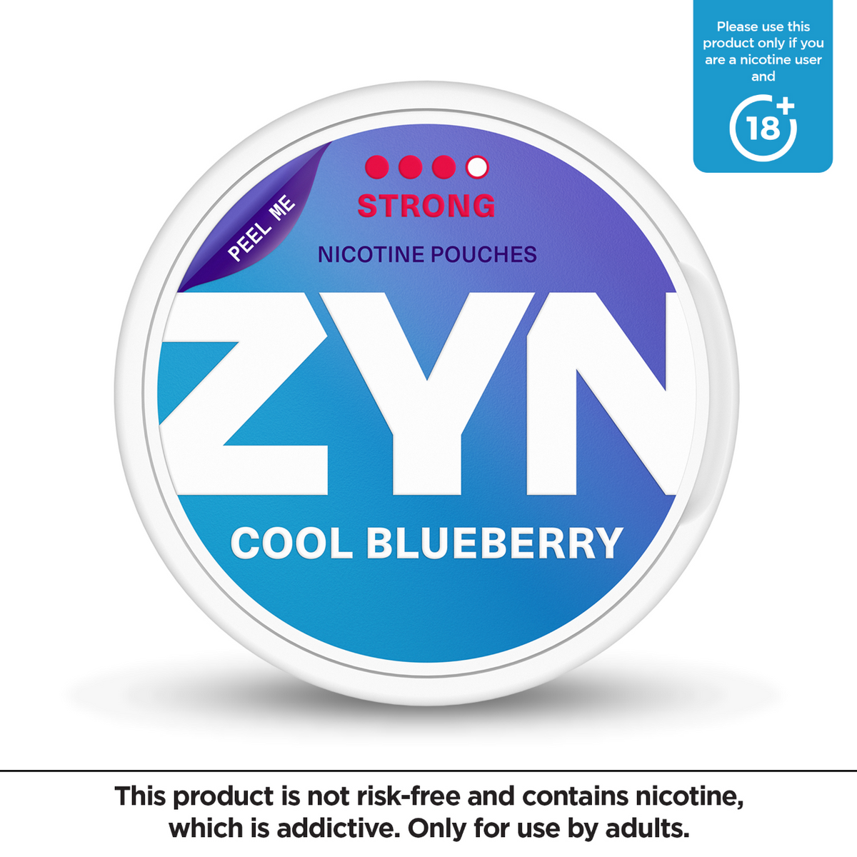ZYN Cool Blueberry Medium Nicotine Pouches