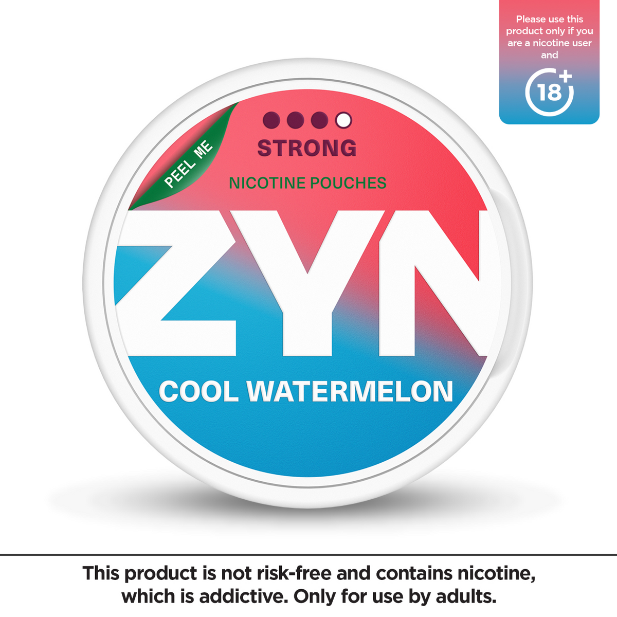 ZYN Cool Watermelon Strong Nicotine Pouches