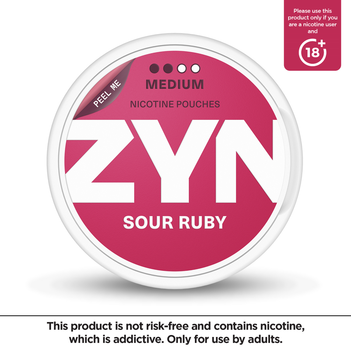 ZYN Sour Ruby Medium Nicotine Pouches