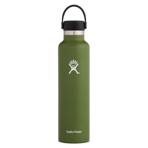 Hydro Flask 24 oz Standard Mouth W/Flex Cap Olive - Shams Shopping Centre Hydro Flask  