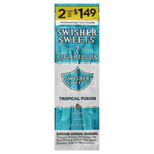 Swisher Sweets Cigarillos Tropical Fusion 2p - Shams Shopping Centre Swisher Sweets  