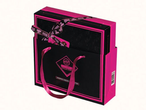 Elit Gourmet Assorted Chocolate Selection Box Pink 170g - Shams Shopping Centre Elit  
