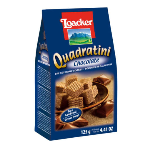 Loacker Quadratini Wafer Chocolate 125gm - Shams Shopping Centre Shams Shopping Centre  
