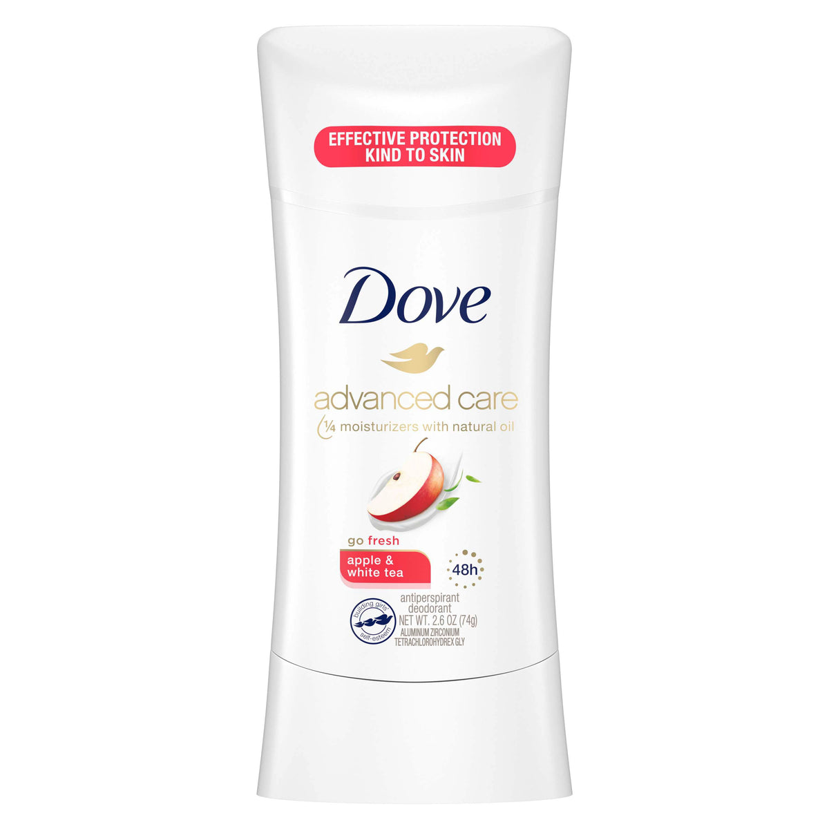 Dove Advanced Apple & White Tea Stick 74g - Shams Shopping Centre Dove  