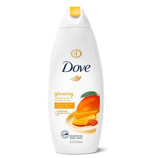 Dove Glowing Mango Butter Body Wash 650ml - Shams Shopping Centre Dove  