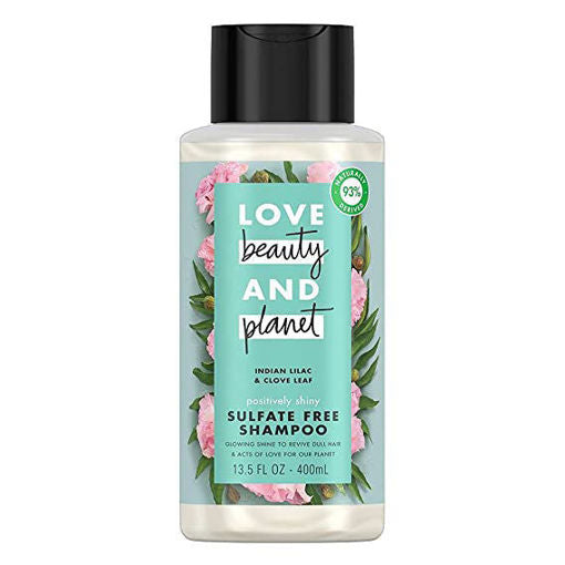 Love Beauty And Planet Positively Shiny Sulfate Free Shampoo 400ml - Shams Shopping Centre Love Beauty And Planet  