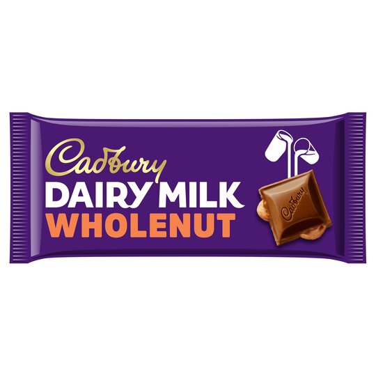 Cadbury Dairy Milk Wholenut 180g - Shams Shopping Centre Cadburys  