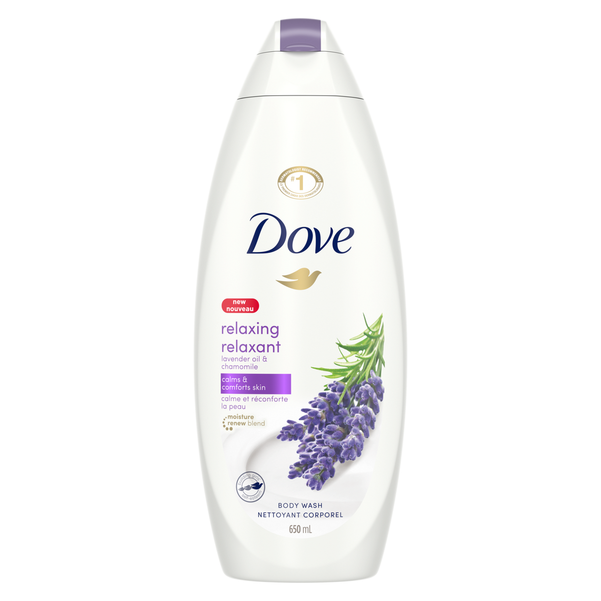 Dove Relaxing Lavender Body Wash 650ml - Shams Shopping Centre Dove  
