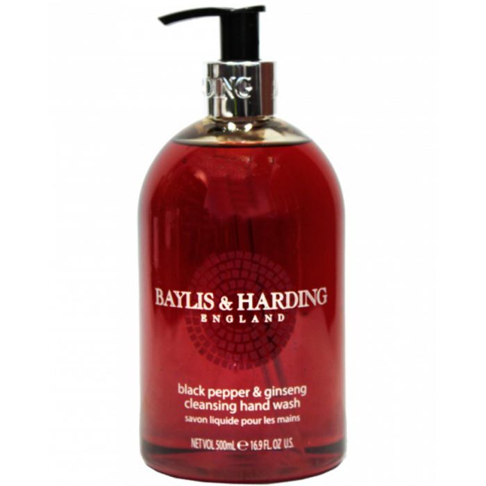 Baylis & Harding Hand Wash Black Pepper & Ginseng 500ml - Shams Shopping Centre Baylis & Harding  