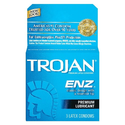 Trojan Enz Premium Lubricant 3 Condoms - Shams Shopping Centre Shams Shopping Centre  