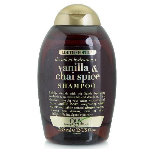 Organix Ogx Vanilla & Chai Spice Shampoo 385ml - Shams Shopping Centre Organix  