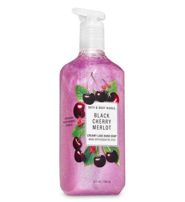BBW Black Cherry Merlot Creamy Luxe Hand Soap 236ml - Shams Shopping Centre Bath & Body Works  