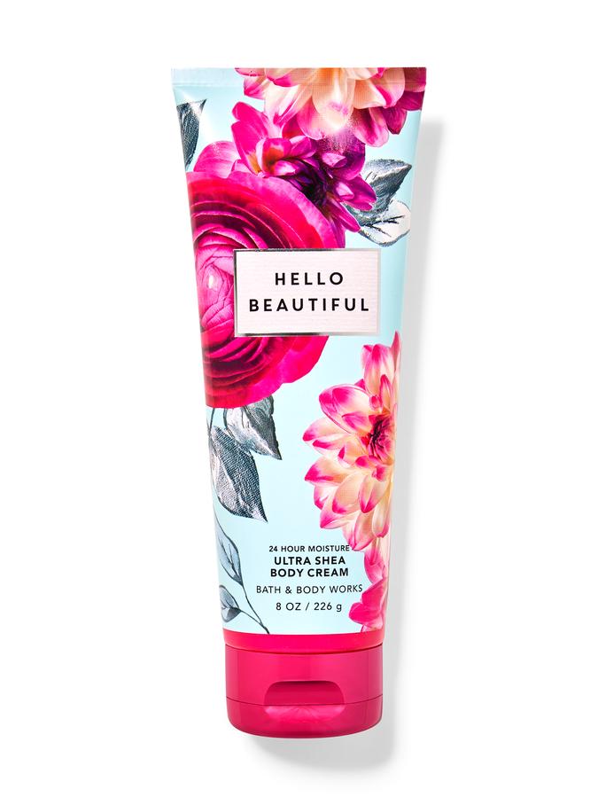BBW Hello Beautiful Body Cream 226g - Shams Shopping Centre Bath & Body Works  