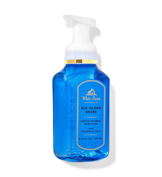 BBW White Barn Sea Island Shore Gentle Foaming Hand Soap 259ml - Shams Shopping Centre Bath & Body Works  