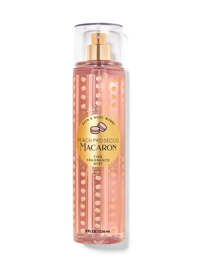 BBW Peach Prosecco Macaron Fragrance Mist 236ml - Shams Shopping Centre Bath & Body Works  