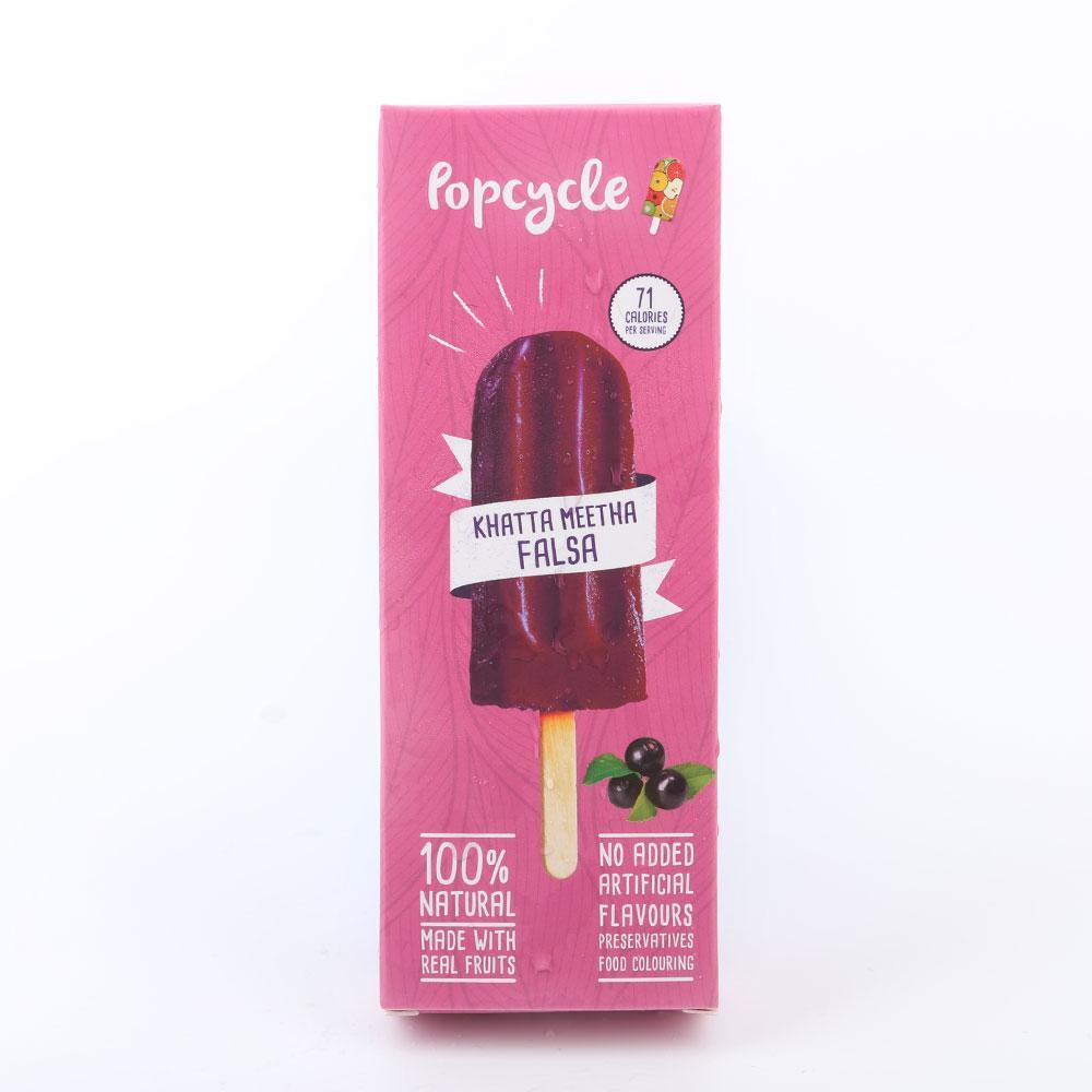Popcycle Khatta Meetha Falsa Ice Cream 85grm - Shams Shopping Centre Popcycle  