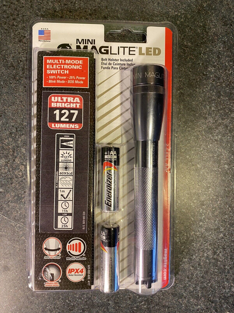 Maglite 2AA CELL GREY TORCH 153-000-063
