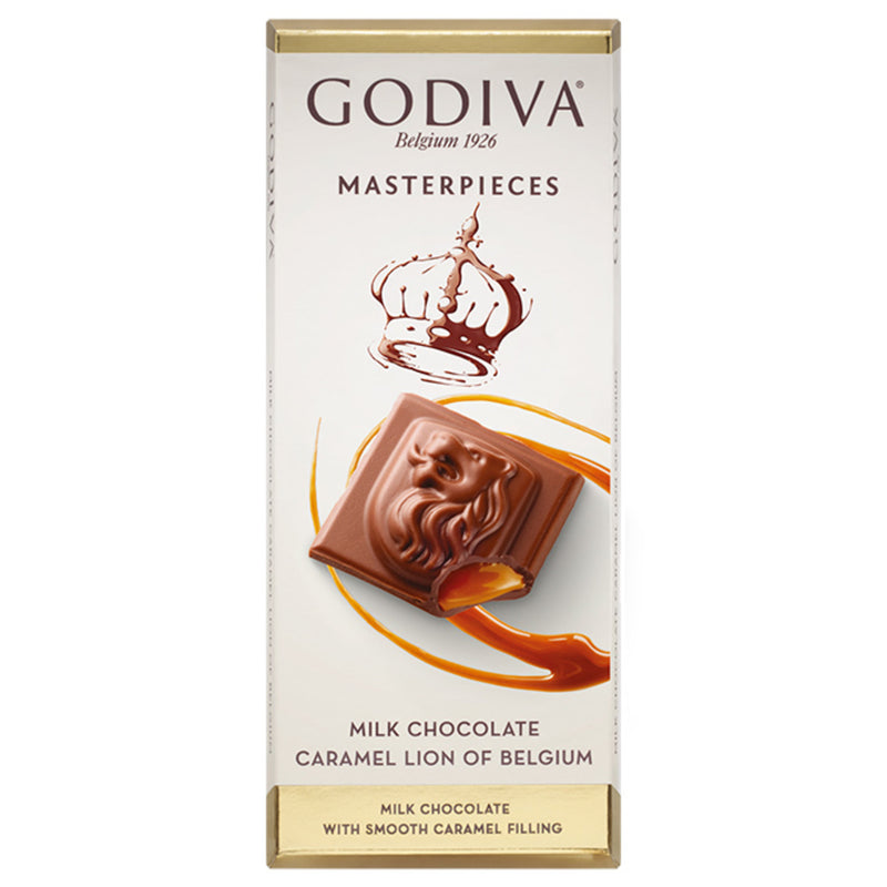 Godiva Materpieces Milk Choclate Caramel Loin 86 g - Shams Shopping Centre Godiva  