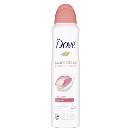 Dove Advanced Care Rose Petals Body Spary 107g - Shams Shopping Centre Dove  