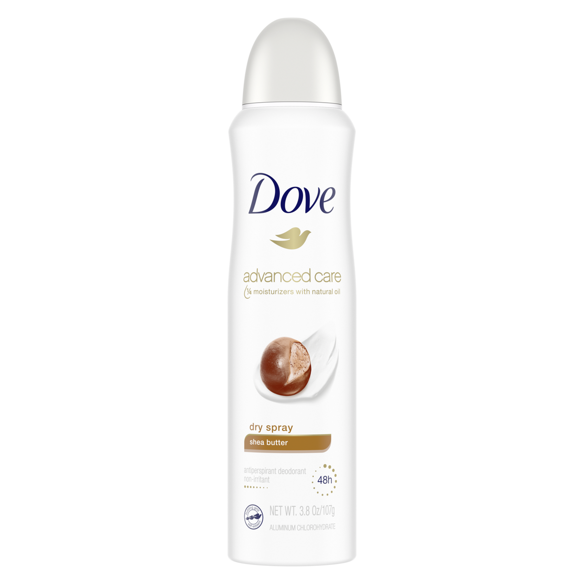 Dove Advanced Care Dry Shea Butter Body Spary 107g - Shams Shopping Centre Dove  