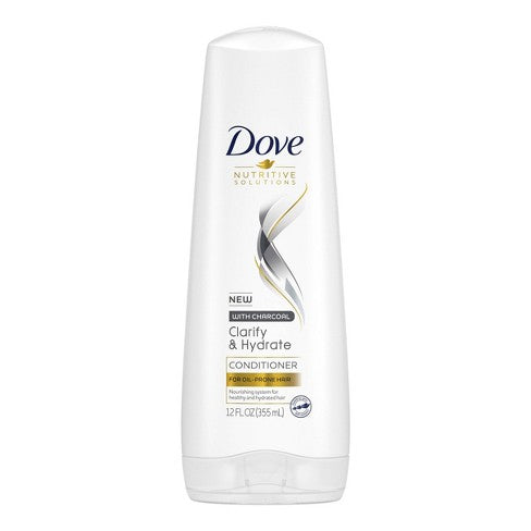 Dove Clarify & Hydrate With Charcoal Conditioner 355ml - Shams Shopping Centre Dove  