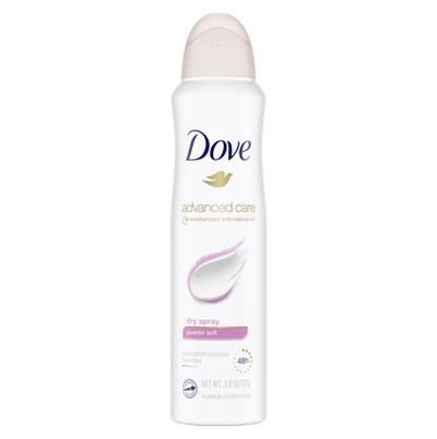 Dove Advanced Care Powder Soft Body Spary 107g - Shams Shopping Centre Dove  