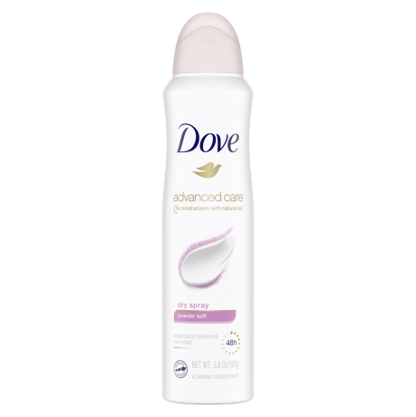 Dove Advanced Care Powder Soft Body Spary 107g - Shams Shopping Centre Dove  