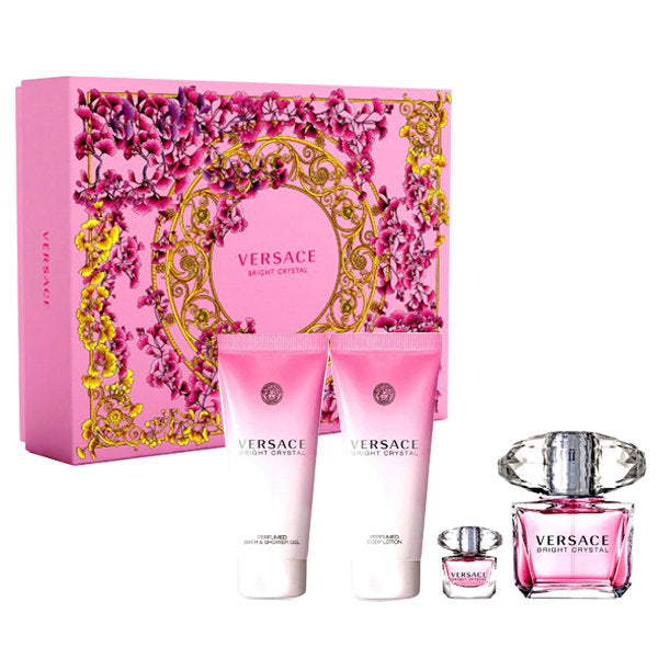 Versace Bright Crystal 4 Pcs Gift Set - Shams Shopping Centre Versace  