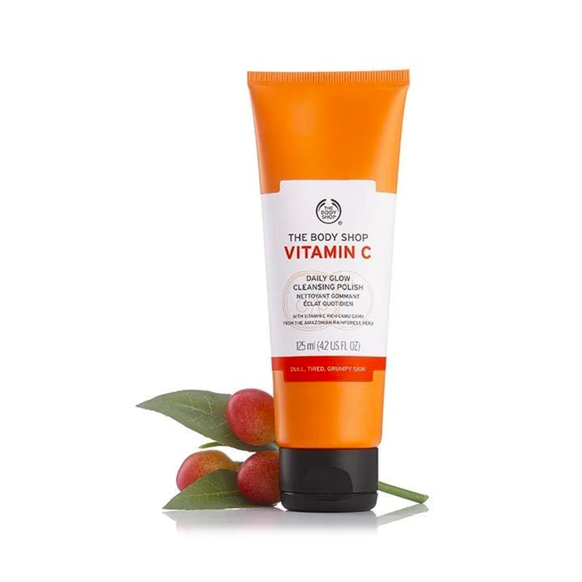 The Body Shop Vitamin C Daily Glow Cleansing Polish 125ml - Shams Shopping Centre Body Shop  