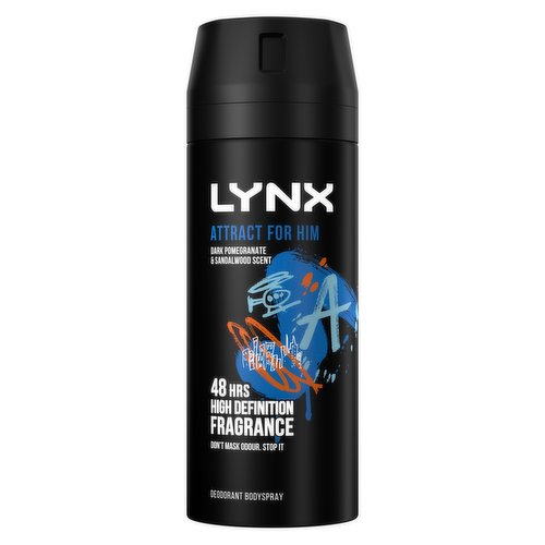 Lynx Attract For Him High Definition Fragnance 150ml - Shams Shopping Centre Lynx  