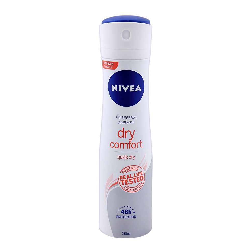 Nivea Dry Comfort Body Spray 150ml - Shams Shopping Centre Nivea  