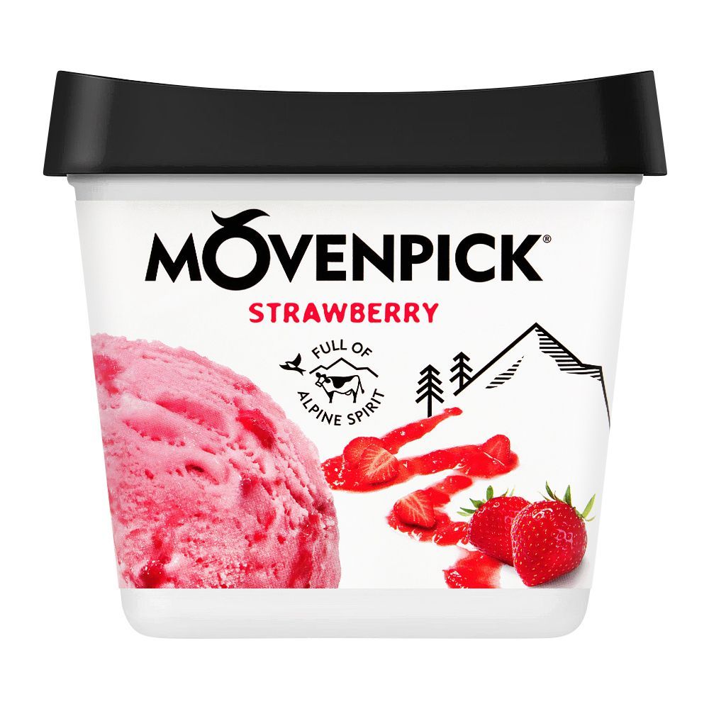 Movenpick Ice Cream Strawberry Tub 500ml - Shams Shopping Centre Moven Pick  