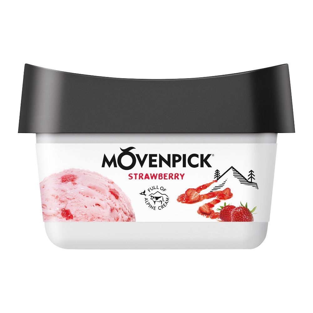 Movenpick Strawberry Ice Cream Cup 100ml - Shams Shopping Centre Moven Pick  