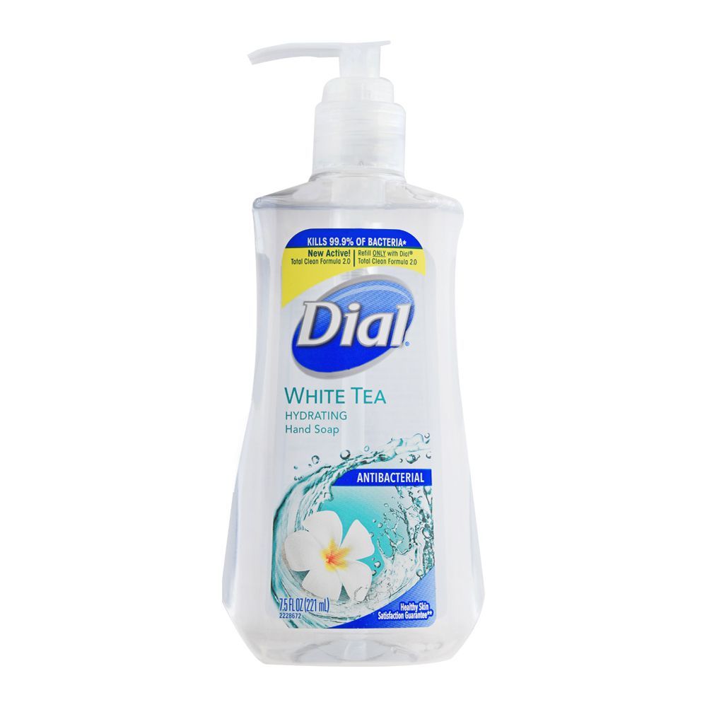 Dial Antibacterial White Tea Hand Wash 221ml - Shams Shopping Centre Dial  