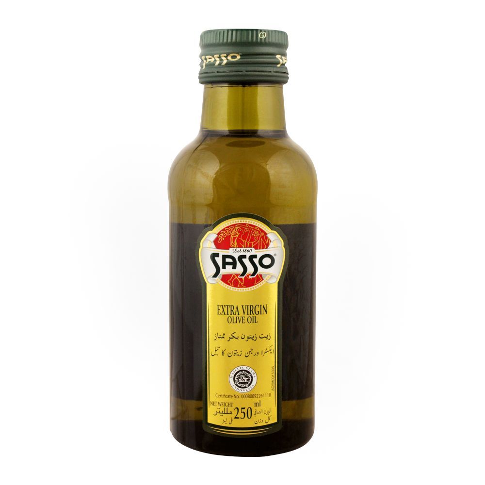 Sasso Extra Virgin Coconut Oil 250ml (Bottle) - Shams Shopping Centre Sasso  