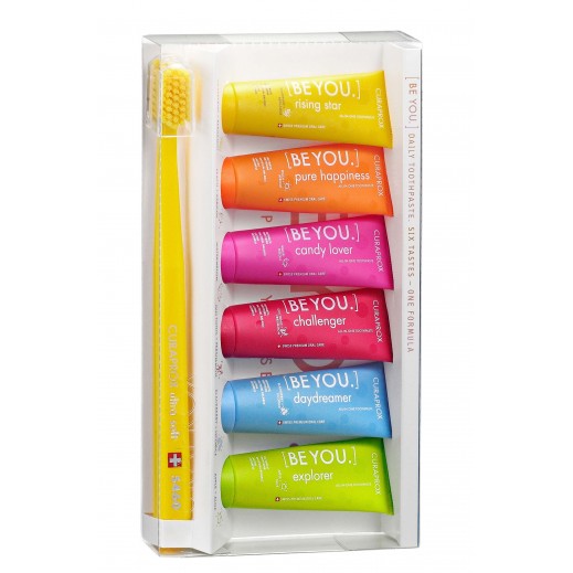 Curaprox Be You 6 x 10 ml Toothpaste And Toothbrush - Shams Shopping Centre Curaprox  