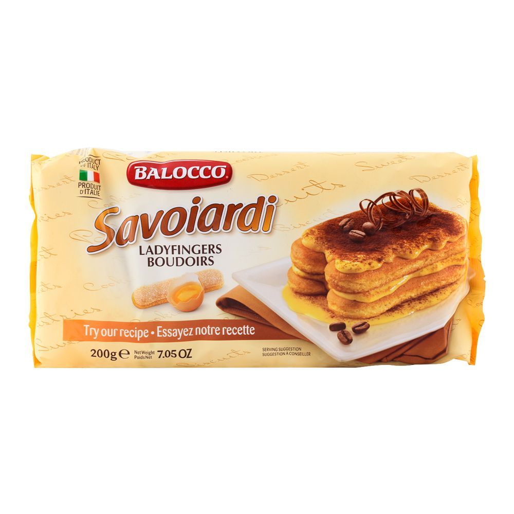 Balocco Savoiardi Ladyfingers Biscuits 200gm - Shams Shopping Centre Balocco  