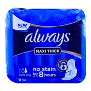 Always Maxi Thick Night 8 Extra Long Pades - Shams Shopping Centre Always  