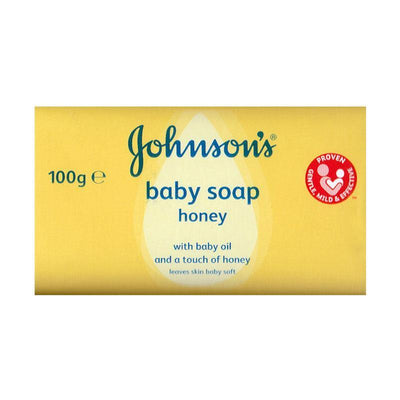 johnsons-baby-honey-soap-100g