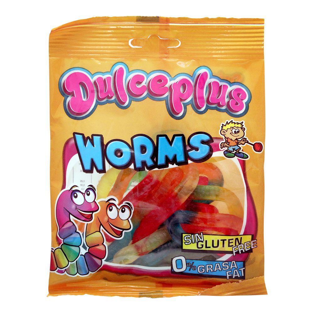 Dulceplus Jelly Worms 100g - Shams Shopping Centre Dulceplus  