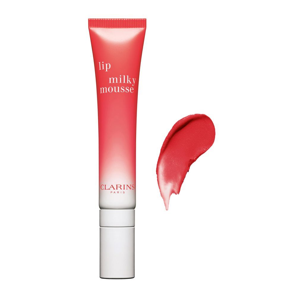 Clarins Lip Milky Mousse 01-Milky Strawberry - Shams Shopping Centre Clarins  