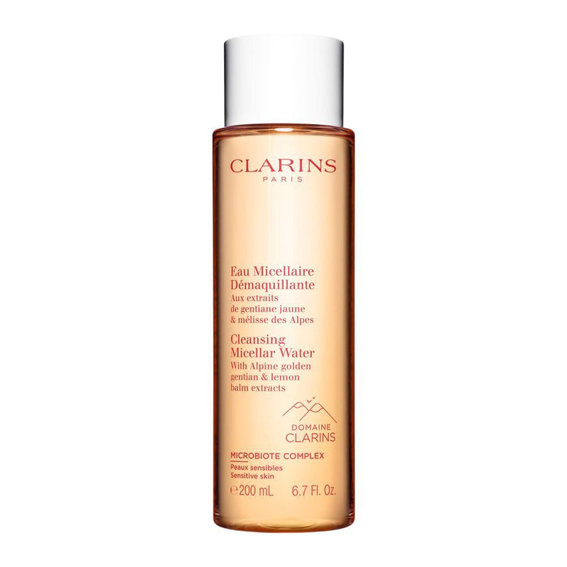 Clarins Micellar Water With Alpine Golden Gentian & Lemon Balm Extracts 200ml - Shams Shopping Centre Clarins  