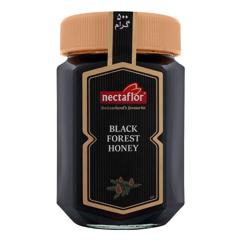 Nectaflor Black Forest Honey Glass Bottle 500g - Shams Shopping Centre Nectaflor  