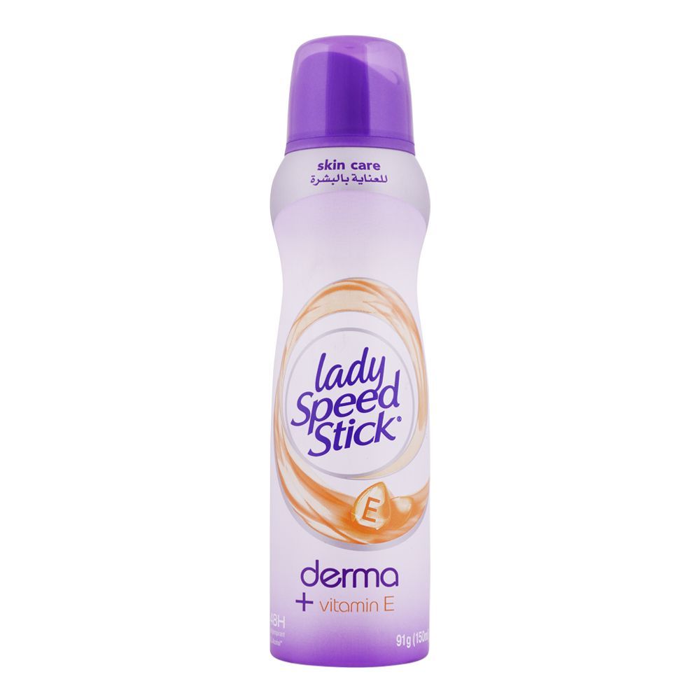 Lady Speed Stick Derma Vitamin E Body Spray 150ml - Shams Shopping Centre Lady Speed  