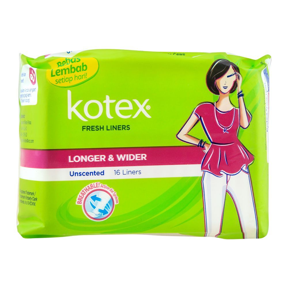 Kotex Breathable Daily Fresh 16Liners - Shams Shopping Centre Kotex  
