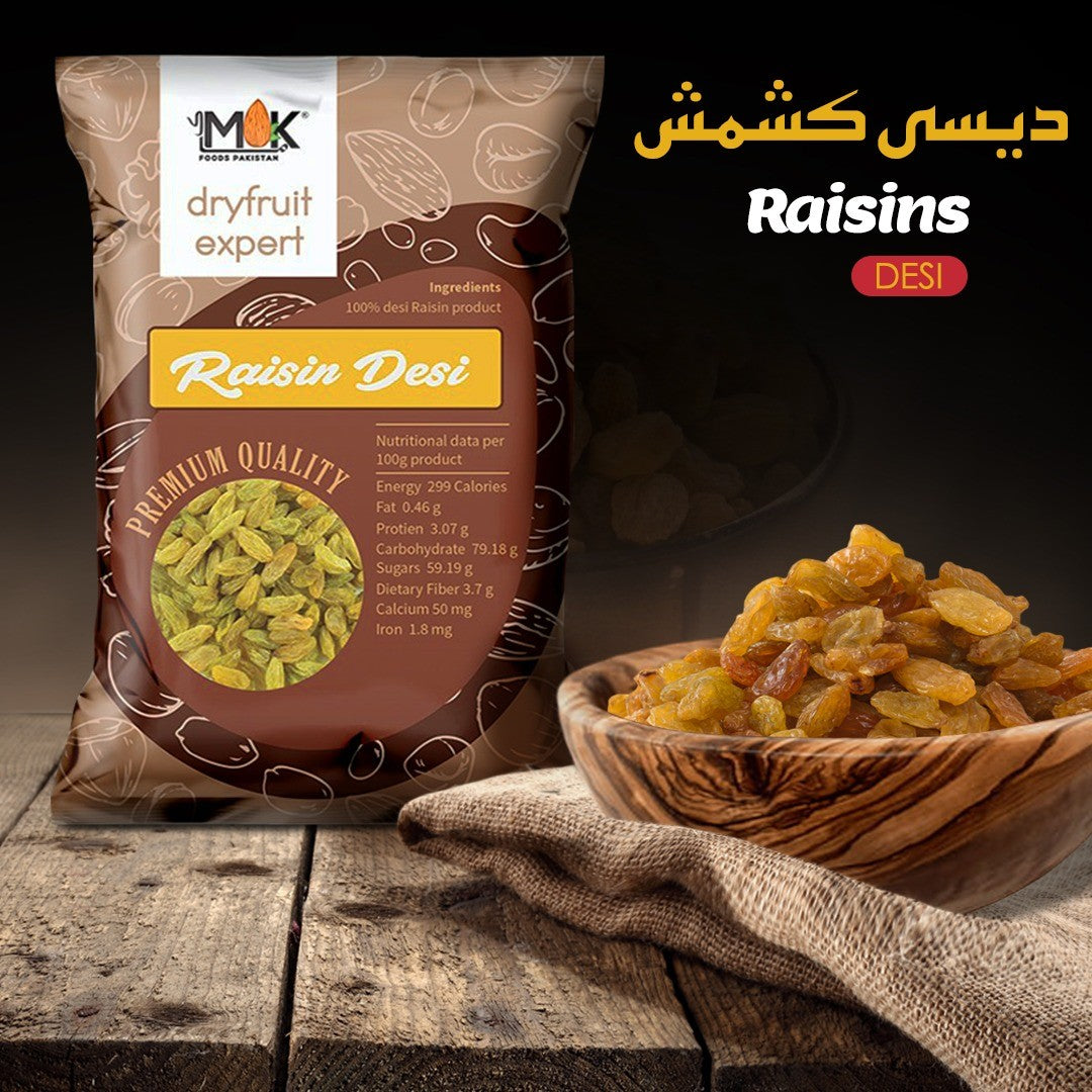 Mak Dry Fruit Expert Raisin Desi 340G - Shams Shopping Centre Mak Foods  