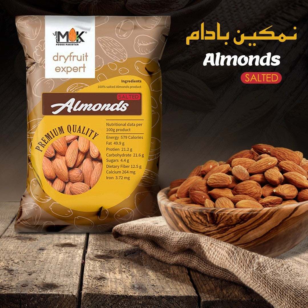 Mak Dry Fruit Expert Saltd Almonds 310G - Shams Shopping Centre Mak Foods  