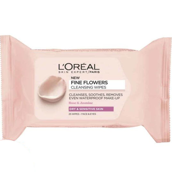 Loreal Fine Flower Cleansing Wipes 25
