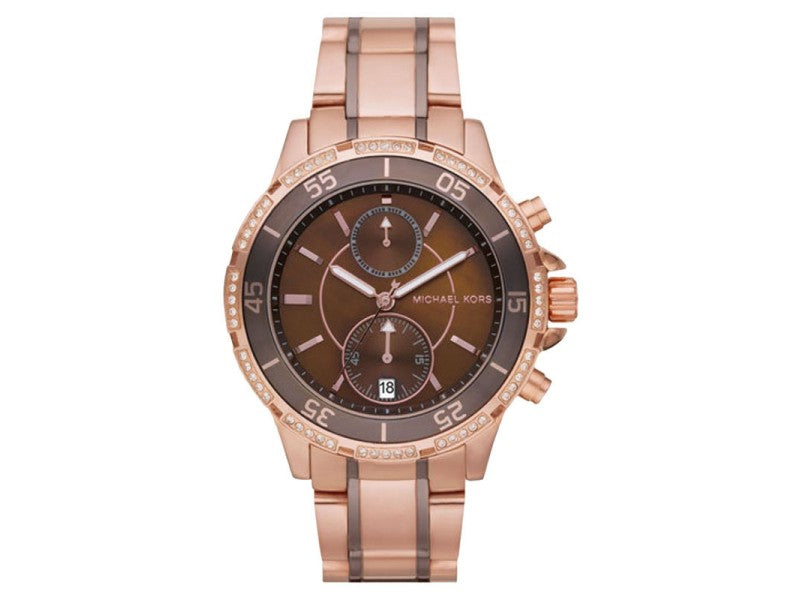 Michael Kors Chronograph Two Tone Dial Women's Watch MK5553 (WC) - Shams Shopping Centre Michael Kors  