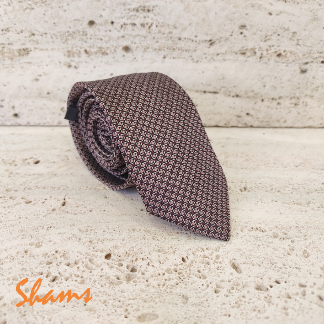 Pal Zileri Burgundy Reg Tie - Shams Shopping Centre Shams Shopping Centre  